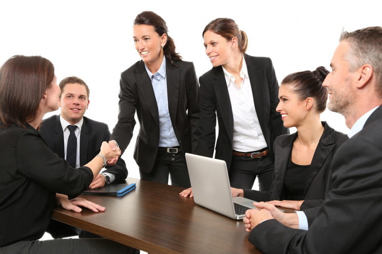 business team meeting office
